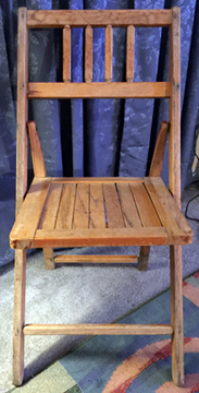 Chair from A. A. Allen and Jack Coe sr. Tent
